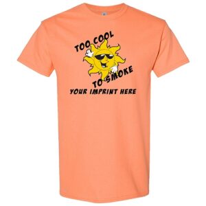 Tobacco Prevention Shirt: Too Cool To Smoke – Customizable