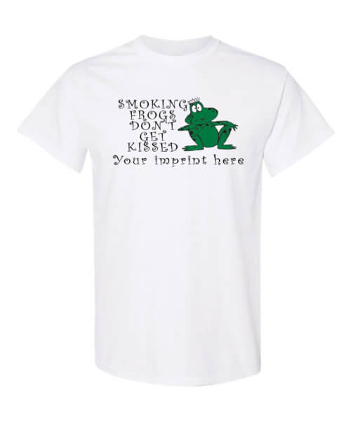 Smoking Frogs Don't Get Kissed Tobacco Prevention Shirt