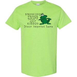 Tobacco Prevention Shirt: Smoking Frogs Don’t Get Kissed – Customizable