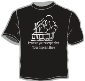Fire Safety Shirt: Practice Your Escape Plan 1