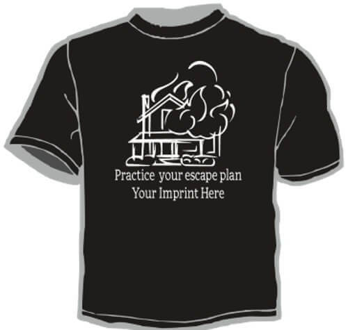 Fire Safety Shirt: Practice Your Escape Plan 2
