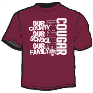 School Spirit Shirt: Our County, Our School, Our Family 13