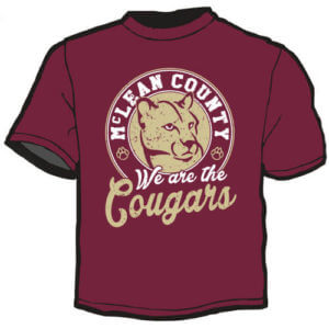 Shirt Template: We Are The Cougars 27