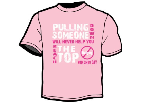 Shirt Template: Pulling Someone Down Will Never Help You 1