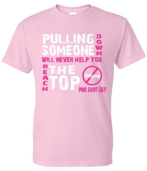 Character Shirt: Pulling Someone Down Will Never Help You 3