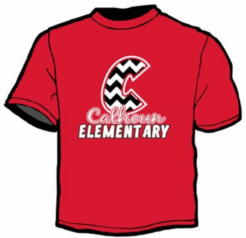 Shirt Template: Calhoun Elementary 2