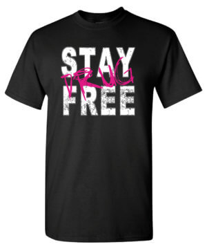 Stay Drug Free Drug Prevention Shirt|blank_title_product|