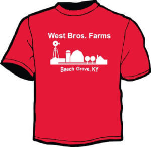 Shirt Template: West Bros Farm 2