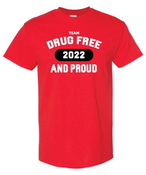 Team Drug Free Drug Prevention Shirt