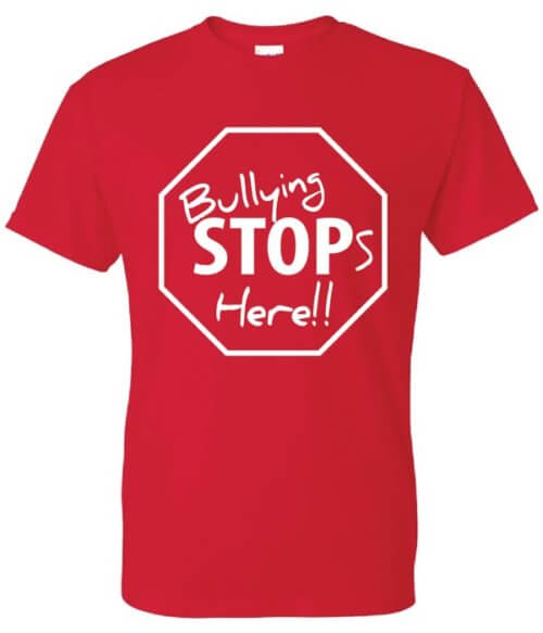 Bullying Prevention Shirt: Bullying Stops Here 3
