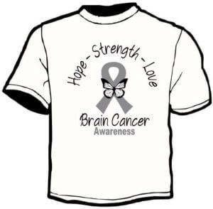 Cancer Awareness Shirt: Hope, Strength, Love 3