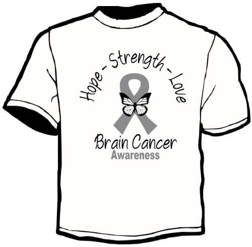 Cancer Awareness Shirt: Hope, Strength, Love 1