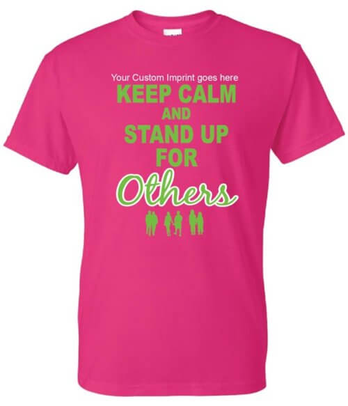 Character Shirt: Keep Calm and Stand Up For Others 3