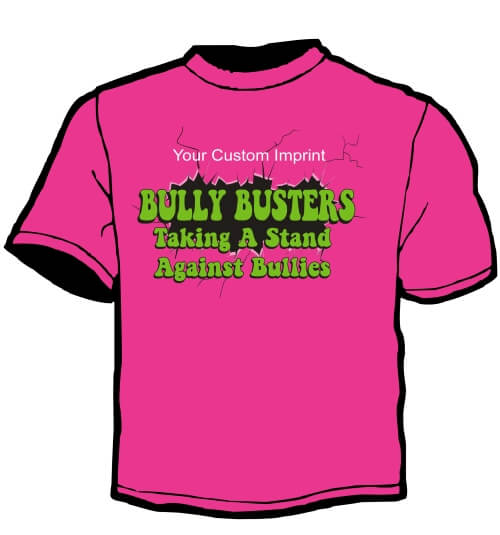 Shirt Template: Bullying Busters Taking A Stand Against Bullies 1