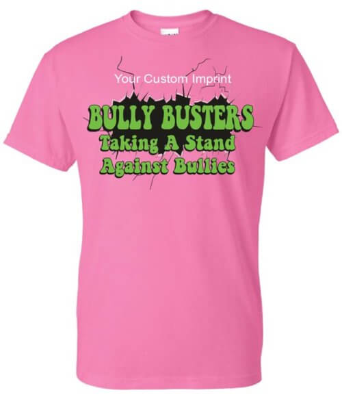 Shirt Template: Bullying Busters Taking A Stand Against Bullies 3