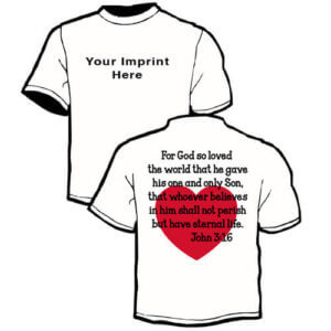 Shirt Template: For God So Loved... 10