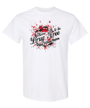 Choose To Be Drug Free Drug Prevention Shirt