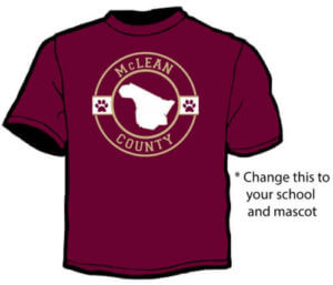 Shirt Template: McLean County 9