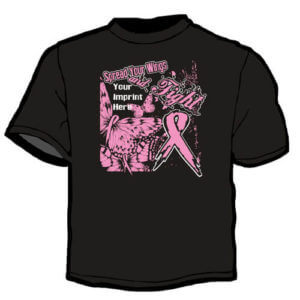 Cancer Awareness Shirt: Spread Your Wings and Fight 10