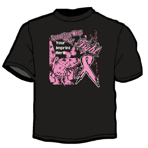 Cancer Awareness Shirt: Spread Your Wings and Fight 2