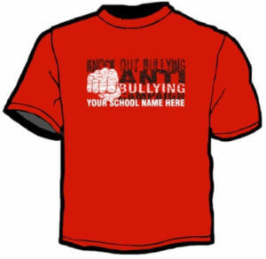 Shirt Template: Knock Out Bullying 8