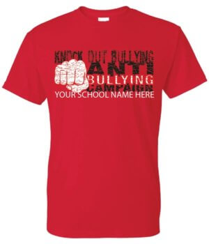 Shirt Template: Knock Out Bullying 6