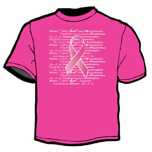 Shirt Template: Breast Cancer 3