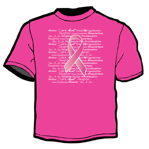 Shirt Template: Breast Cancer 1