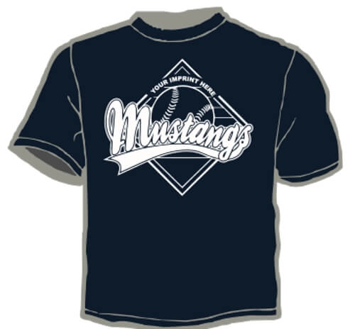 Shirt Template: Mustangs 2