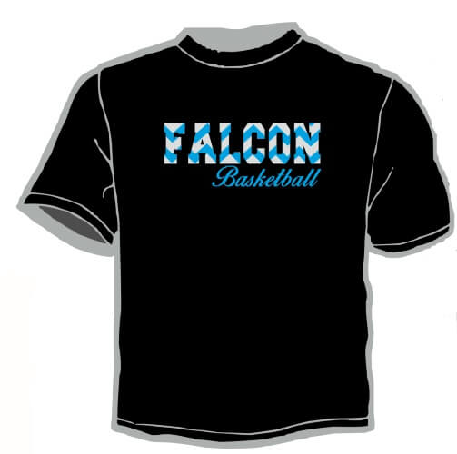Shirt Template: Falcon Basketball 1