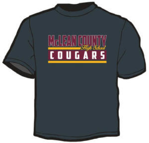 Shirt Template: McLean County Cougars 33