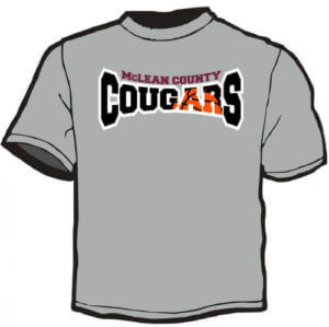 Shirt Template: McLean County Cougars 57