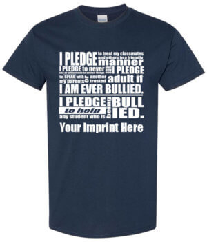 Bullying Prevention Shirt: I Pledge 5