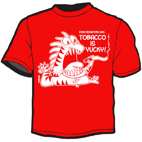 Shirt Template: Even Monsters Say Tobacco Is Yucky 2