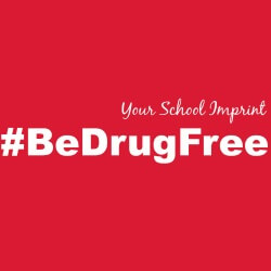 Drug Prevention Banner (Customizable): #BeDrugFree 2