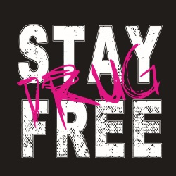 Drug Prevention Banner (Customizable): Stay Drug Free... 50