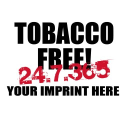 Predesigned Banner (Customizable): Tobacco Free! 3