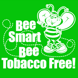 Tobacco Prevention Banner (Customizable): Bee Smart Bee Tobacco Free 41