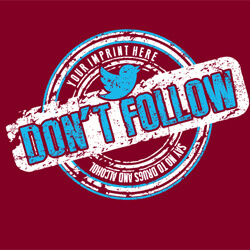 Predesigned Banner (Customizable): Don't Follow... 2