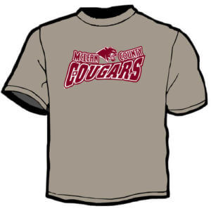 Shirt Template: McLean County Cougars 21