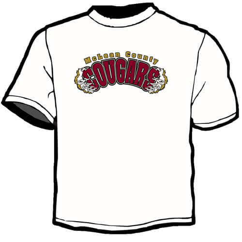 School Spirit Shirt: McLean County Cougars 1