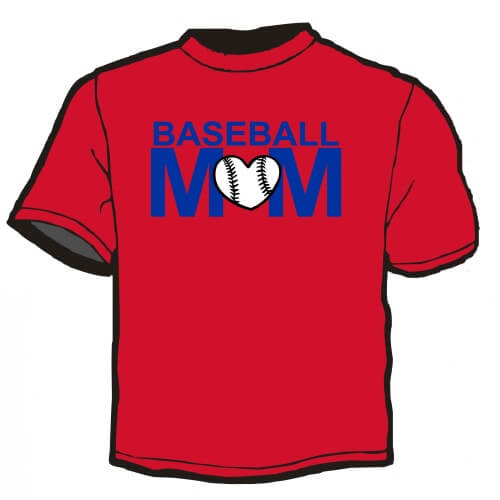 Shirt Template: Baseball Mom 1