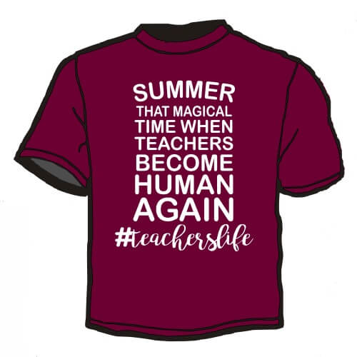 Shirt Template: #Teacherslife 1