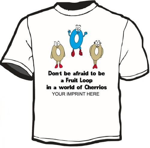 Shirt Template: Don't Be Afraid... 1