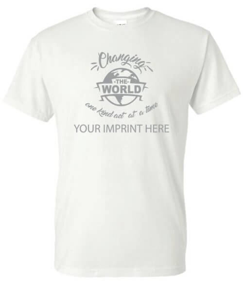 Kindness Shirt: Changing The World...-Customizable 3
