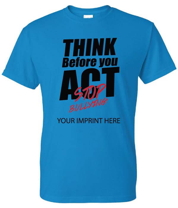 Shirt Template: Think Before You... 1