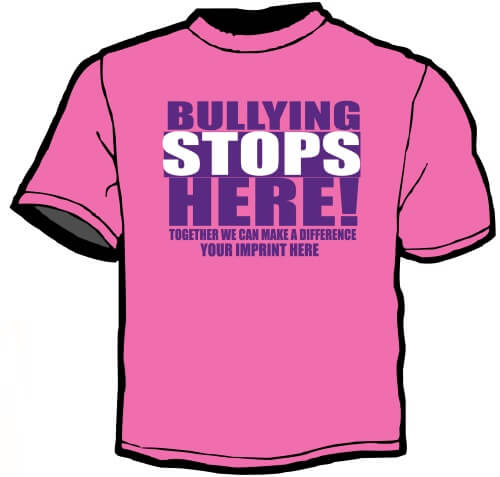 Shirt Template: Bullying Stops Here 2