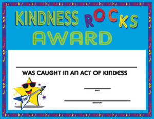Kindness Rocks - Certificates - Pads of 50 1