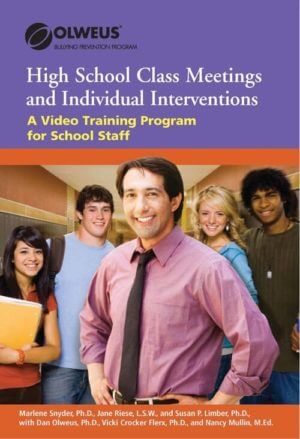 Olweus Class Meetings and Individual Interventions for High School - DVD/CD ROM 4