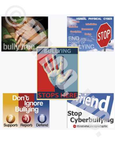 Stop Bullying Now - Set of 5 Posters - Laminated 2